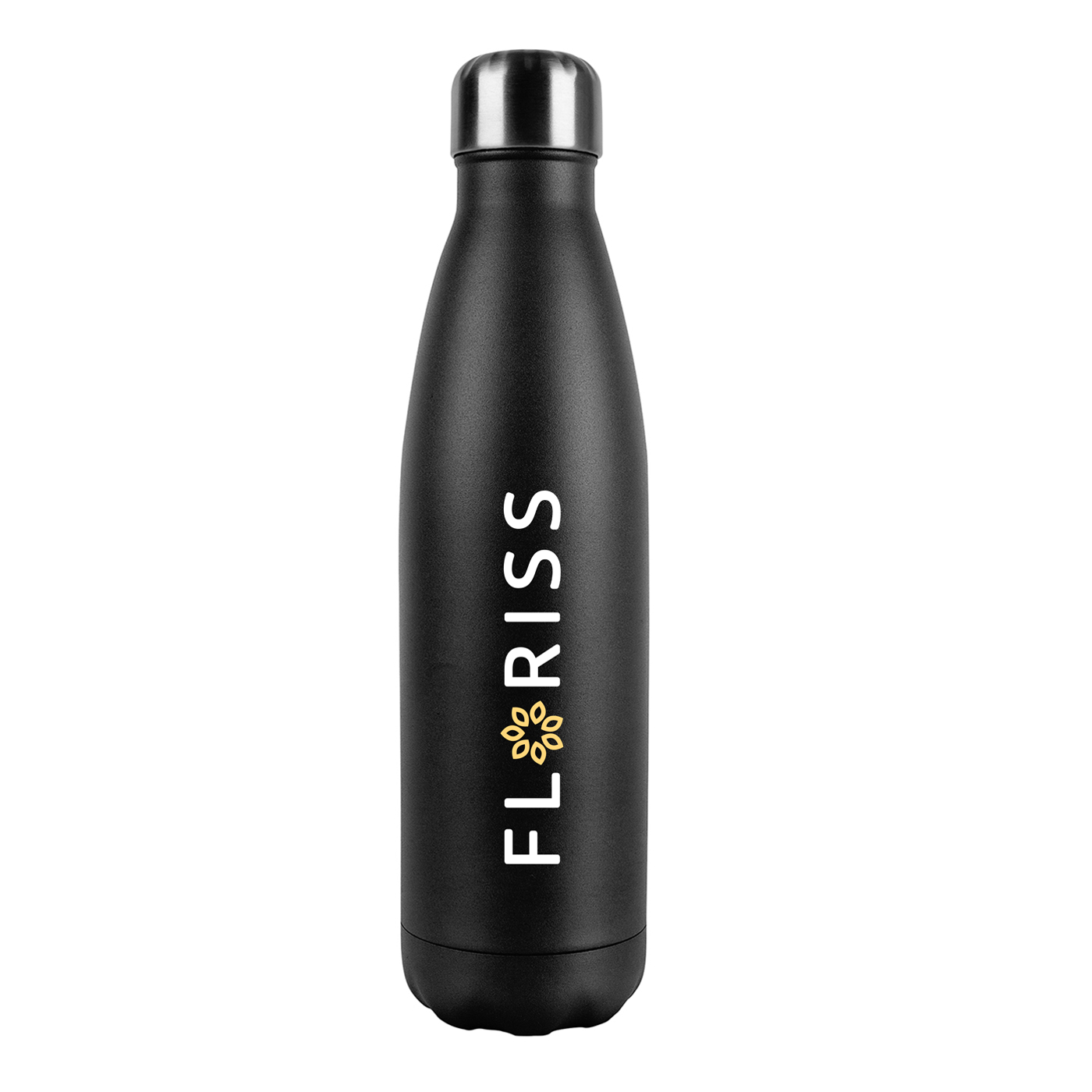 Floriss stålflaske sort